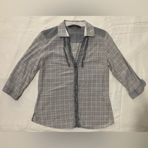 Shirt for women size M brand Zara. Color gray